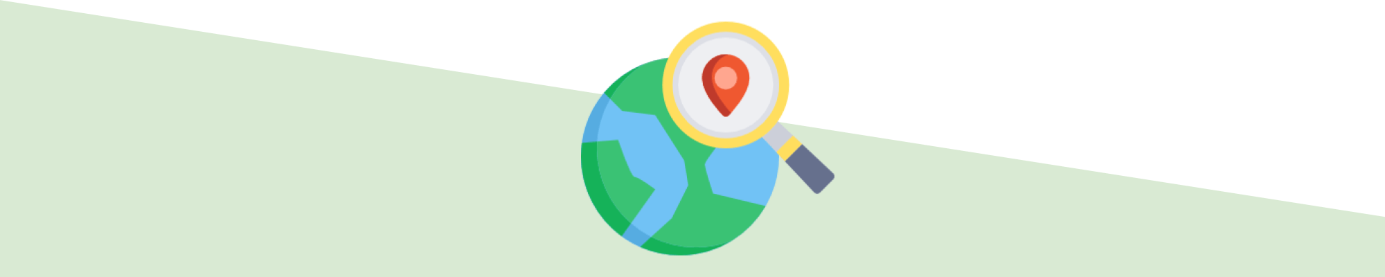 Lokala sökresultat utan VPN-tjänst.